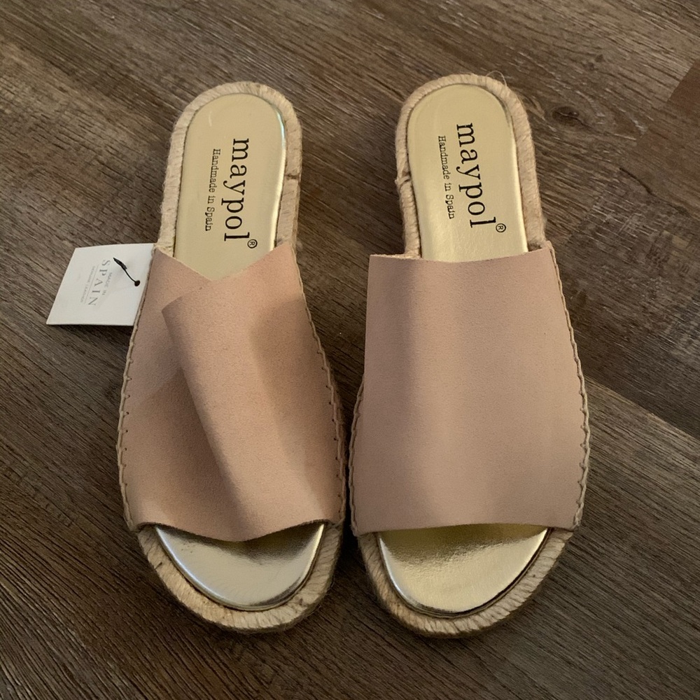 Maypol espadrille slides